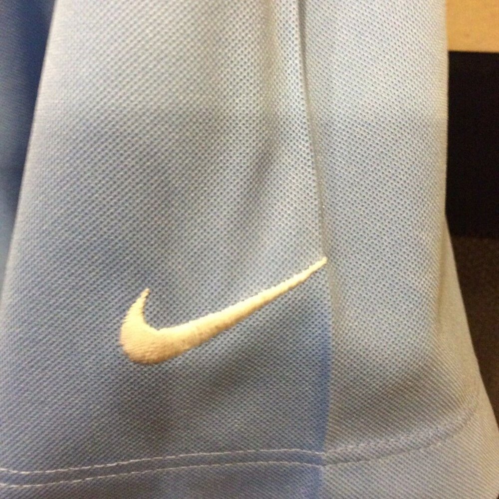 Nike Golf Dri Fit Polo Shirt Men Medium Light Blue - Picture 5 of 11